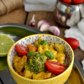 Curry z kurczakiem i warzywami